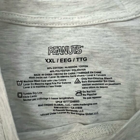 Peanuts Halloween Graphic Tee-Size XXL - Picture 7 of 9